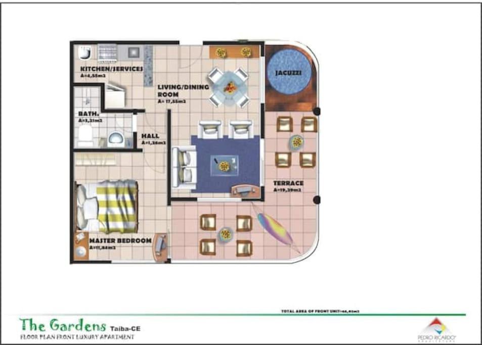 Apartamento A Beira-mar. Beachfront Sao Goncalo do Amarante (Ceara)